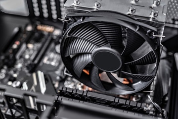 Poster - Components of the computer at the time of assembly of the PC.