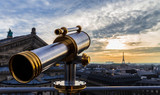 Fototapeta Paryż - Panorama of Paris, France