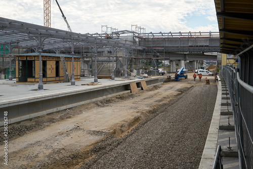 Fotografía Baustelle am Bahnhof Ostkreuz im Jahr 2016