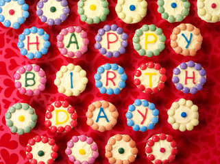 Canvas Print - HAPPY BIRTHDAY CUPCAKES