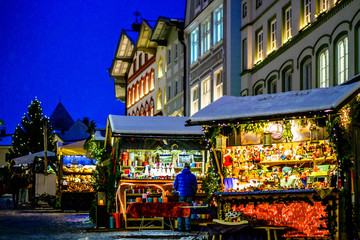 Wall Mural - christmas market - bad toelz