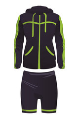 Poster - Women fitness suit