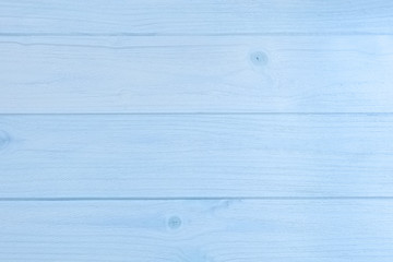 Wall Mural - Blue wooden boards texture and background