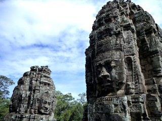 Wall Mural - Thom Bayon, Angkor, Siem Reap, Cambodge