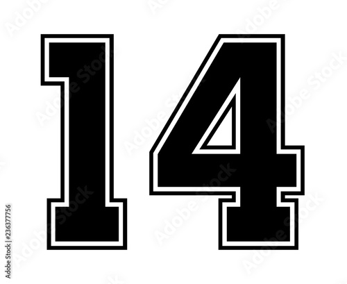 14 number jersey in football