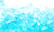 White blue polygon background