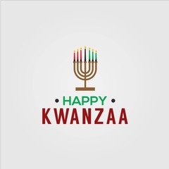 happy kwanzaa design template