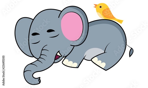Image result for sleeping elephant cartoon