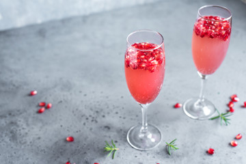 Sticker - Pomegranate Mimosa Cocktail