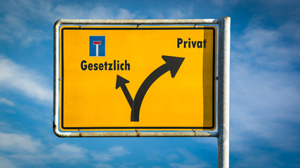 Canvas Print - Schild 357 - Privat