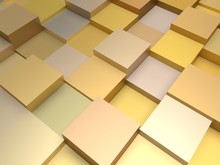 Goud Kleurige Blokken