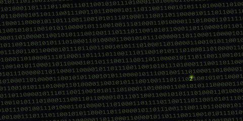 Aufkleber - error in the binary data code vector illustration EPS10