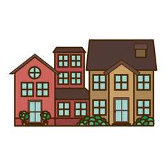 Wall Mural - neighborhood isolated icon