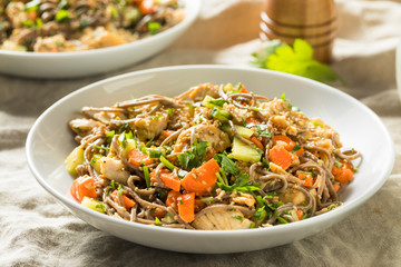 Wall Mural - Healthy Homemade Soba Noodle Bowl