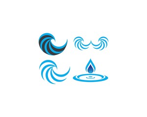 water drop Logo Template vector illustration