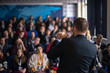 © .shock - businessman giving presentations at conference room