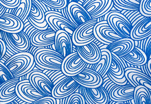 Background Of Textile, Fabric Texture With Blue Pattern