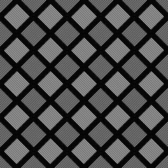 Poster - Abstract seamless square pattern background design - colored vector graphic
