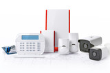 Fototapeta  - Alarm domowy,  system ochrony CCTV