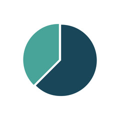 circle infographic template. vector layout with 2 options. can be used for cycle diagram, round char