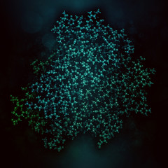 Poster - Tumor necrosis factor alpha (TNF) cytokine protein molecule. 