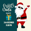 Secret Santa party invitation
