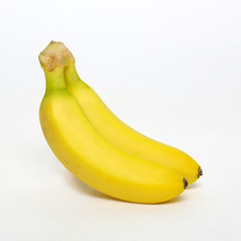 Banana Baby On White