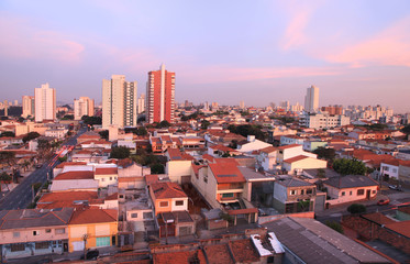 Wall Mural - landscape of Sao Caetano do sul city in Brazil