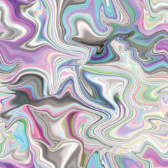 Wall Mural - Marble seamless pattern in neon brightful colors.