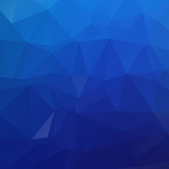 Wall Mural - Abstract blue polygon texture