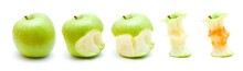 Green Apple Eating Progression