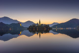 Fototapeta Na sufit - Lake Bled, Alps, Slovenia, Europe