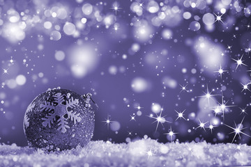 Wall Mural - Christmas star ball and other decorations.