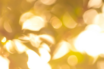 abstract blurred bright sun light bokeh background