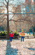 © travnikovstudio - Adorable little girls having fun in Central Park at New York City