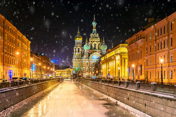 Wall Mural - Church of the Savior on Spilled Blood in St. Petersburg