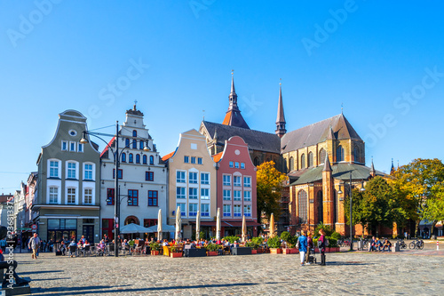 Rostock, Neuer Markt, Deutschland - Buy this stock photo and ...