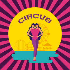 Canvas Print -  circus fun fair