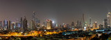 Fototapeta Nowy Jork - Paranoma View of Bangkok Expressway  in the Night 