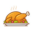 © sudowoodo - Roast turkey or chicken dinner