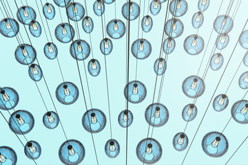 Poster - Creative decorative lamps texture