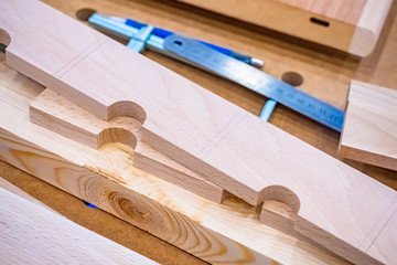 Poster - Carpenter tool set. Tool carpenter. A carpenter. Joiner. Wood products. Wooden structures.