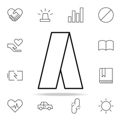 Poster - adwords icon. Minimal Universal Theme icons universal set for web and mobile