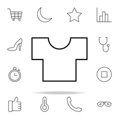 Poster - shirt icon. Minimal Universal Theme icons universal set for web and mobile