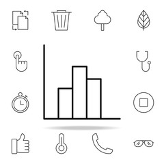 Poster - statistics icon. Minimal Universal Theme icons universal set for web and mobile