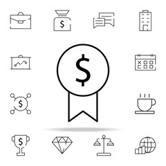 Poster - badge, champion, medal icon. stratup icons universal set for web and mobile