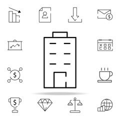 Poster - building, office icon. stratup icons universal set for web and mobile