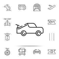 Poster - car sport icon. transportation icons universal set for web and mobile
