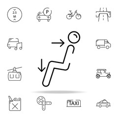 Poster - adjustment icon. transportation icons universal set for web and mobile