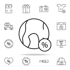 Aufkleber - bargains icon. cyber monday icons universal set for web and mobile